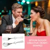 Dinnerware Sets Hollow Spoon Scoop Creative Heart-shaped Coffee Stirring Accessories Teaspoon Tableware Kitchen Silver Color T8Q2