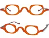 Moda güneş gözlükleri çerçeveler kişilik niş tasarımcı gözlük vintage el yapımı asetat optik okuma gözlükleri erkekler eğlenceli gözlük oca4295188
