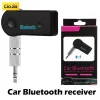 Universal 3.5mm Bluetooth Transmitters Kit Wireless FM Aux Aux Audio Music Receiver Adapter Handsfree With Mic للهاتف MP3 مع صندوق البيع بالتجزئة