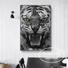 Affiche Tiger Animal Bête Jungle King Canvas Peinture de grande taille HD Imprimerie moderne Art mural Picture de chambre DÉCOR DE CHAMBRE SOI