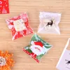 Enveloppe-cadeau 100pcs / lot Opp Plastique Sac auto-scellant Pâte alimentaire Snack Snack Snow Nougat maltose Emballage Rangement Candy