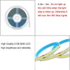 3mm 5mm 8mm COB LED Strip Light 12V 24V Ultra Thin PCB Tape With DC Plug Flex Led Lamp 384LED CRI90 Super Bright Liner Lighting