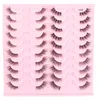 False Eyelashes Faux Cils 20 Pairs Wispy Fluffy Makeup Tool Natural Long 3D Mink Half Cat Eye Lashes Maquillage