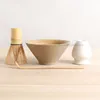 Tee -Sets luwu 4pcs/set Keramik braune Matcha -Tee -Set -Schüssel für Accessoires 250 ml