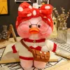 Animaux en peluche en peluche dessin animé canard mignon jouet pelucheux poupées en peluche molle décor