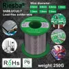 1 stks 250 g 1.1lb loodvrije soldeerdraad SN99.3 Cu0.7 Rosin kern voor elektrische soldeer Rohs Rosin Core Soldeer Tin