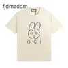 Designer Cotton Par T-shirt | Tryckt rund hals kort ärm avslappnad sportskjorta