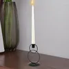 Candle Holders Nordic Double Ring Holder Metal Candlestick Candelabrum Stand Candlelight Dinner Party Decoration Drop