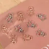 Keychains Candy Color Star Lobster Ganches Ganchos de cordão giratório CLIPS SNAP CLIPS DIY PARA ACESSORES DE CANTAR CONECTOR CHAIN CONECTOR