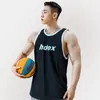 Men Sleeveless Shirts Tank Tops Cotton Basketball Gym Fitness Sportswear Underwear Clothes Men Workout Vest Top 240402