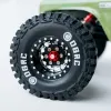 OGRC 4pcs Alüminyum 1/24 Tekerlek Rim Merkezi Kapak Adaptörü Eksenel SCX24 DEADBOLT/C10/JLU/Gladiator/Bronco Yükseltmeleri İçin M2 Somun