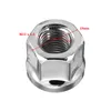 4/1Pcs M12 x 1.50 Car Chrome Alloy Wheel Nuts & Bolts For Ford Fiesta/KA/Mondeo 1989-1997 1996-2009 19mm Length 21mm Accessories