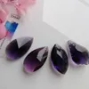 CAMAL 2PCS 4 Styles Crystal Purple K9 Pingentes Drop Crystal Prismas