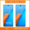 Nouveau pour Infinix Note 12 Pro 4G X676B X676 Écran d'affichage LCD et Numéros de numéros de panneau tactile Remplacement