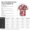 Casual shirts voor heren Summer Shirt Beach Geo Print Blouses Abstract Design Trendy mannelijke streetwear met korte mouwen met korte mouwen