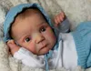 20inch Reborn Doll Kit Ducklin Soft Real Touch Fresh Color Unfinished Unpainted Doll Parts with Body and Eyes Bebe Reborn Kit