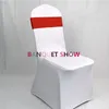 20st White Banket Spandex Chair Cover With 20 Set Lycra Chair Band Sash for Wedding Event Hotel Decoration