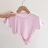 Summer Bear Kids T-shirt Topps Baby Boy Short Sleeve Tops Girls Children Basic Color Clothes Boys TEES HÖG KVALITET