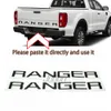 Ford Ranger T6 Bagaj Kapağı Rozeti Etiketi 3D Ranger Harfleri Araba Ayarlama Arka Bagaj Plakası Çıkartmaları Dış Düzenleme