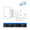 TB6600 2 Fase Microstep Motor Driver 9-42V DC 0,5-3.5a Suitle para NEMA17 NEMA23 Controlador de motor de passo 42 57 Motor de passo