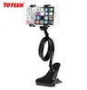 Support de téléphone mobile yoteen Universal Clip Mount 360 degrés Secteur rotatif Bracket Flexible Bras pour iPhone pour Samsung2603201