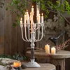 Candle Holders Retro Art Candlestick Decoration Props Creative Romantic Candlelight Dinner Table Home Decor Stick Holder