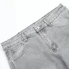 Jeans Skinny Men Gray Summer High Street Pantalones Hombre Simples Slim pantalones STREETWear Vintage Fit Autumn Y2K Denim Pants 240328
