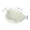 Reptile Bowls Terrarium Feeding Worm Dish Reptile Mealworm Feeder Dish Plastic Bowl for FROG Snake Spiders Turtles