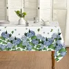 Spring Watercolor Hydrangea Floral Tablecloth Summer Rectangular Kitchen Antifouling Table Cover Wedding Party Table Decoration