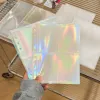 10pcs A5 / A6 / A7 Gouches de liant laser 1/2/4 POCHETS KPOP IDOL PHOTOCARD Album Binder Recharge Inner Shels Transparent Album Shell