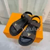 Designer sandals slippers designer shoes women's casual shoes beach shoes thick soled brown shoemaker summer clothing designer sandals womens luxurious tory