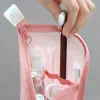 Coine de rangement de dentifrice Conteneur de maquillage de voyage de voyage de voyage portable Brosse à dents