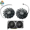 Pads 2pcs 95mm PLD10010S12HH RTX3060 مروحة تبريد GPU لـ MSI RTX 3070 3060 3060TI Ventus 2x OC Card Card Card Card