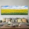 Toile de tournesol moderne peinture des fleurs Affiches de paysage et imprimés Imptores muraux images salon cuadros décoration intérieure sans cadre