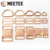 1set 15-38mm Bolsa de fivelas de fivelas de metal fivela de fivela D Tri Glide Clop Backpack Backpack Dog Hook Acessórios DIY