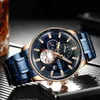 Wristwatches Mens Fashion Stainless Steel Top Luxury Casual Time Quartz Mens Watch