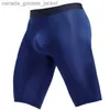 Underbyxor herr underkläder boxning shorts mens tunna strumpor män andningsbara fickor lång ben underkläder cueca calzoncillo l-5xl c240411