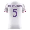 ACF Fiorentina Soccer Jerseys 2023/2024 Home and Away Jersey Gonzalez Domilson Milenkovic Beltran Arthur Kayode Player Version Men Kids Kits