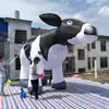 8m length (26ft) with blower Factory Supply Inflatable Milk Cow Dairy Cattle Animal Model For Parade/Pasture Decoration