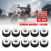 10/20 st Universal Motorcykelmässa Tillbehör Gummi GROMMETS Packning för Honda CBR för Kawasaki Ninja ZX-6R för Suzuki GSXR