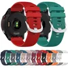 22 mm 20 mm 18 mm Banda de silicona original para Garmin Forerunner 255 255s Música 245 55/Venu 2 Plus 2s/Vivoactive 4 3 4s Reloj Strap Strap