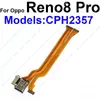 For Oppo Reno 6 7 8 Pro Plus 7SE 5G SIM Card Tray LCD Display Flex Cable Motherboard SIM Card Reader Holder Slot Flex Ribbon