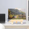 Mini Mini Easel Frame di legno Decorativo Visualizzazione dipinti di tela che mostrano foto Esconta