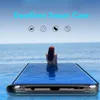 Для Huawei P20 P40 Lite 5G Case Luxury Smart Flip Mirror View Кожаный телефон для Huawei P Smart S Z Plus 2019 Back Cover