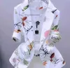 Dames039s pakken blazers bloemenprint zonnebrandcrème slank vest dun voor dames jas elegant driedelige kantoor dame 2021 autum4937521
