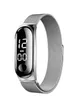 Montre-bracelets 1pcs couples Business décontracté Calendrier numérique STRAP NYON Quartz Watch Sports LED Silicone Electronic