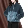 Trench femminili da donna inverno inverno giuntura chiacchiere casual corta sciolta sciolta alla moda addensato tasche alla moda calda grande pendolarismo