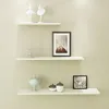 Bois Floating Self White Organisateur Organisateur Mur étagères Livre étagère décor mural Home Storage Wall Shelfing Sac Affichage