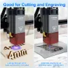 LASER TREE Fixed Focus 40W Laser Head with Air Assist Nozzle Beam Compressed Module for CNC Engraver Cutting Machine DIY Tools