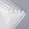 Borse di stoccaggio 10pcs Self -Sealing Borse Scolletta con cerniera Smante per imballaggio impermeabile Organizzatore portatile Riutilizzabile